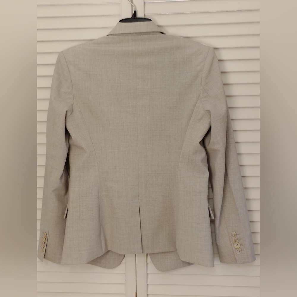 Theory Light Beige Women's Blazer and Pants Set - Picture 4 of 14